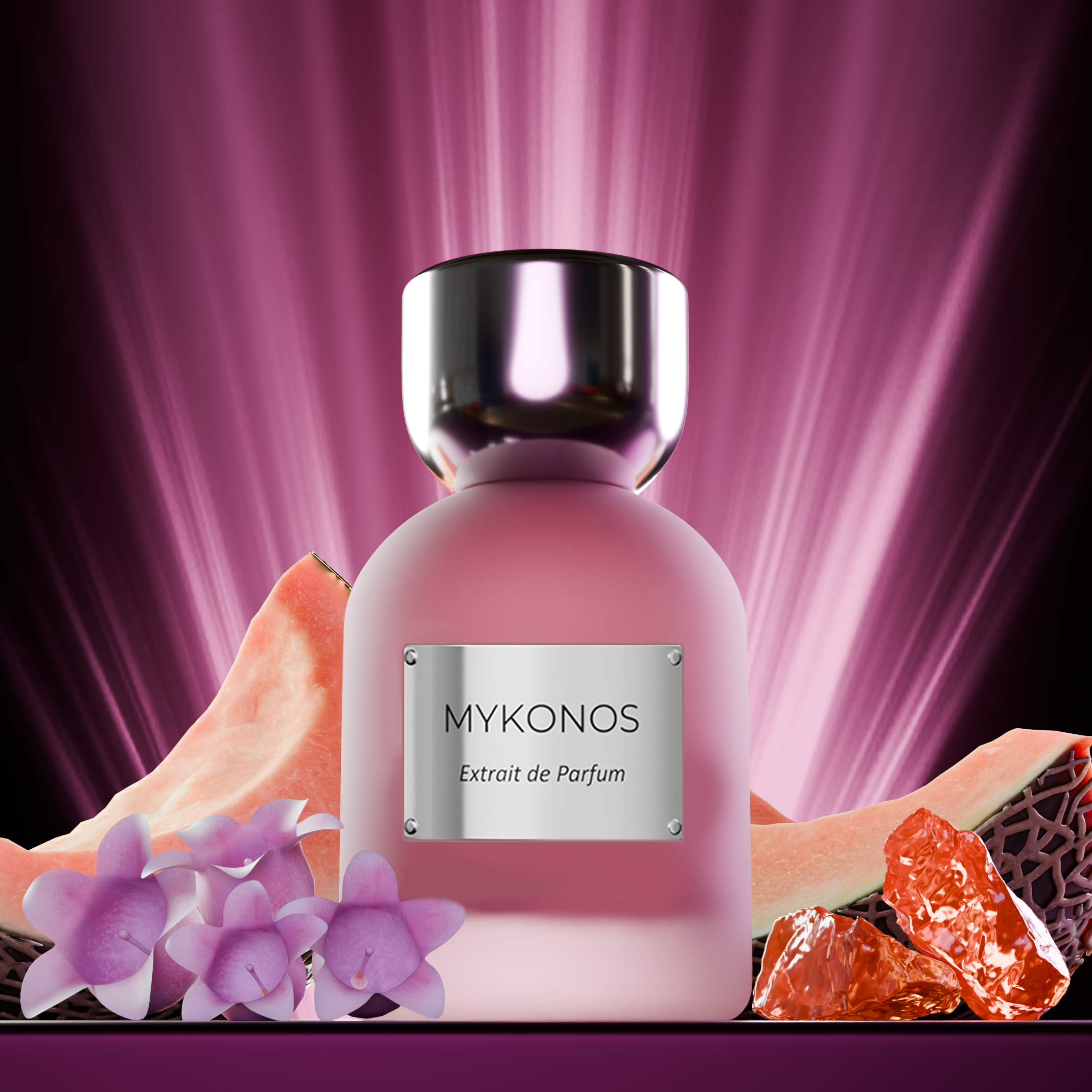Mykonos Silent Whisper Extrait de Parfum 50ml | 100ml Vanilla Fruity Unisex Perfume - Image 4
