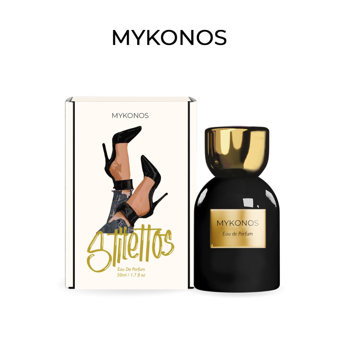 Mykonos Stilettos Extrait de Parfum 50ml Floral Woody Fruity Unisex Perfume