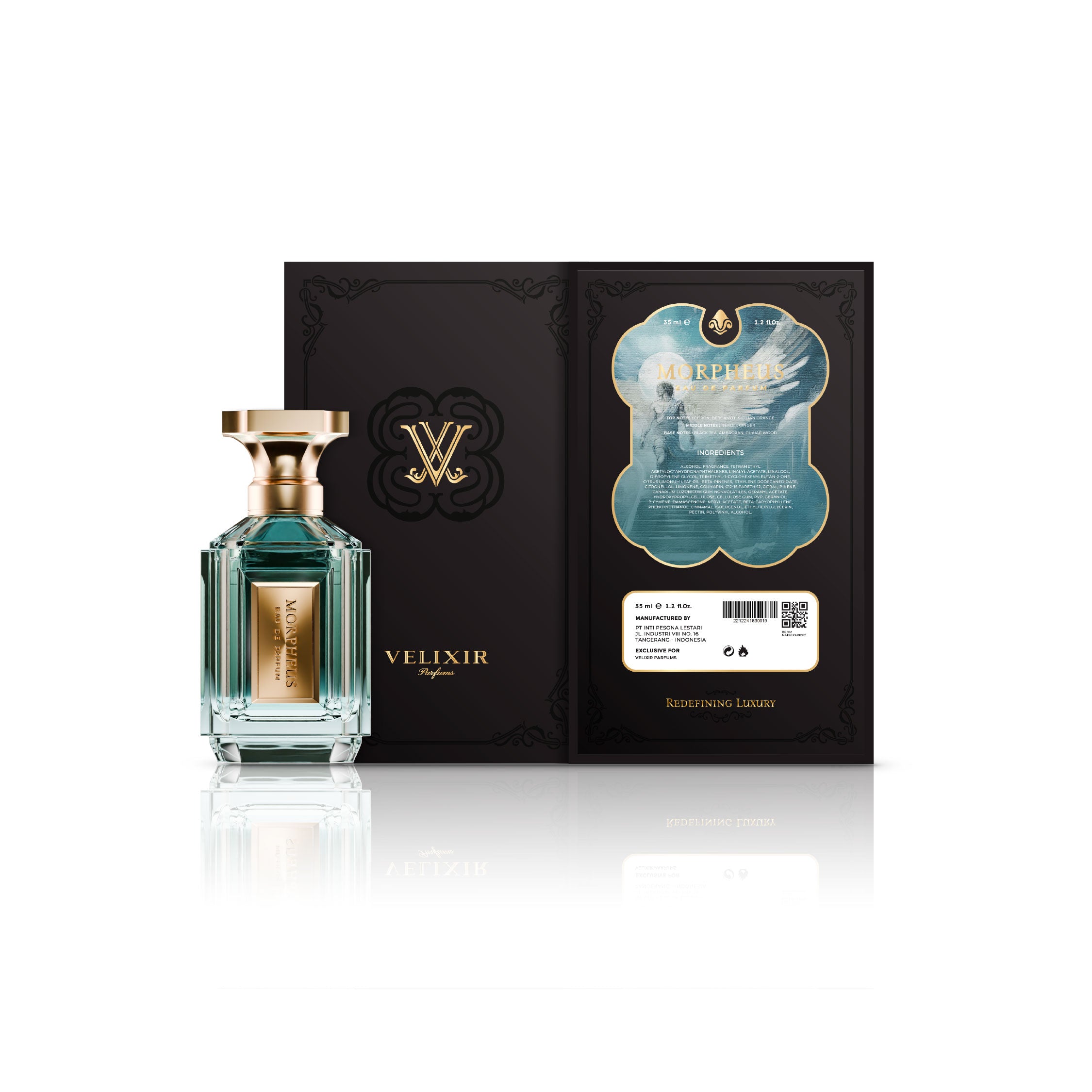 Velixir Parfums Morpheus Eau de Parfum Unisex Citrus Fresh Spicy Fresh 35ml 100ml - Image 4